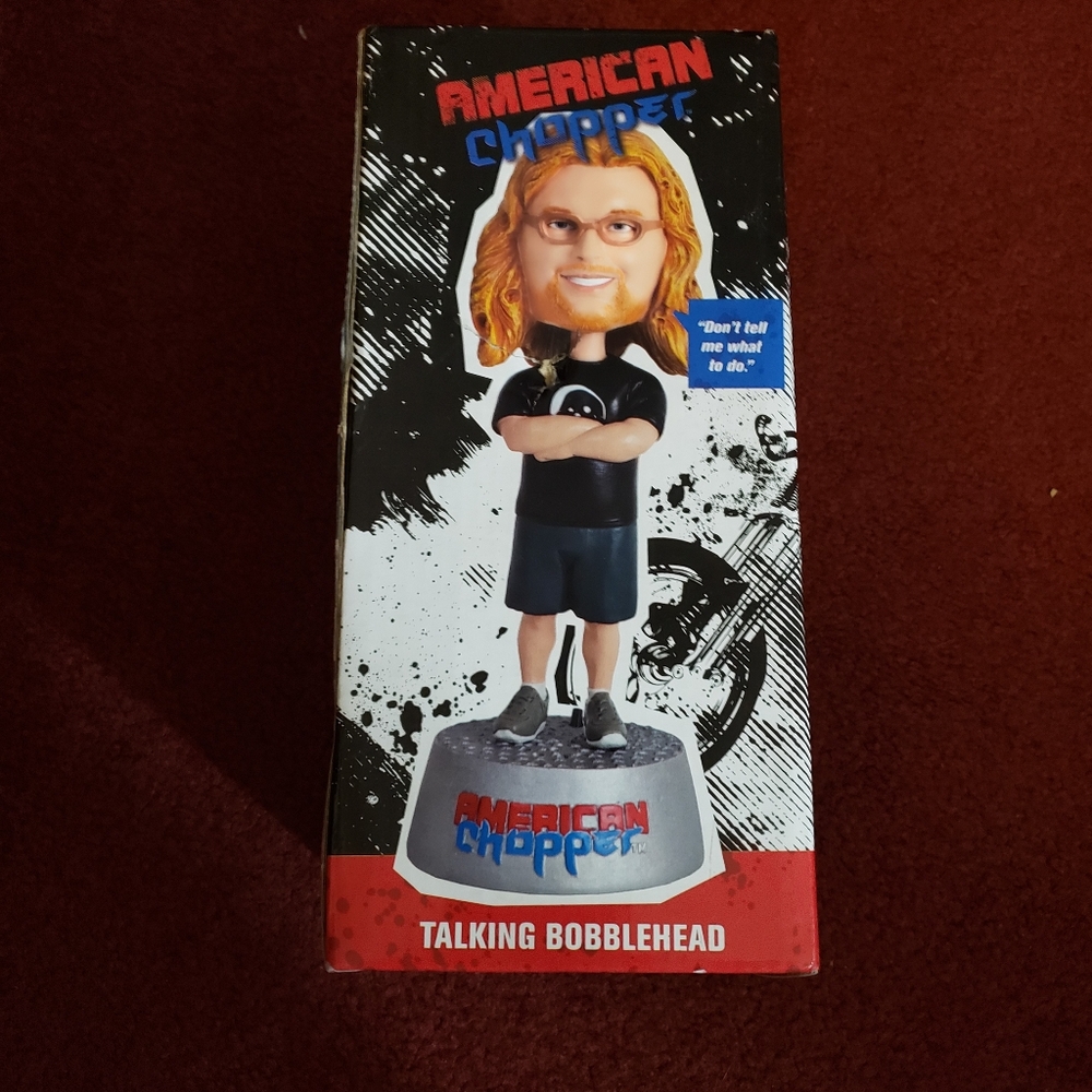 American Chopper Mikey Wolfgang Teutul Bobblehead BD&A Limited Edition Rare NIB